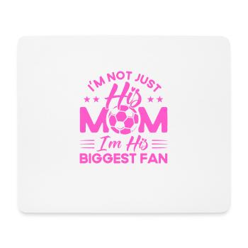 Sportfan Fußball Fußball Mama Geschenk - Mousepad (Querformat) - Weiß - Vorne