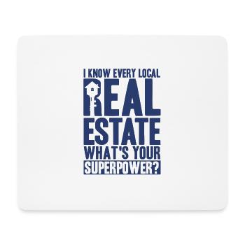 Immobilie Haus Verkaufen Immobilienverkauf Geschen - Mousepad (Querformat) - Weiß - Vorne