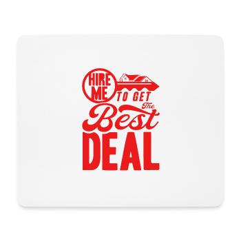 Haus Verkaufen Immobilienverkauf Immobilie Geschen - Mousepad (Querformat) - Weiß - Vorne