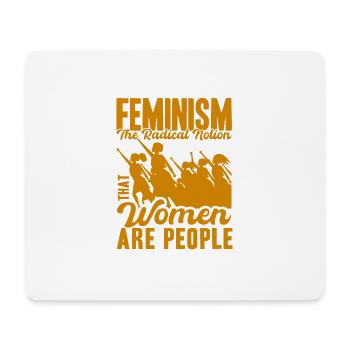 Autonomisation de l’égalité des sexes F - Tapis de souris (format paysage) - blanc - Devant