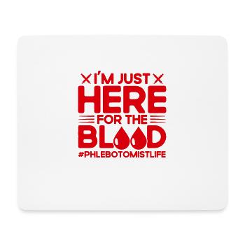 Phlebotomist Blutabnahme Phlebotomie Labor Geschen - Mousepad (Querformat) - Weiß - Vorne
