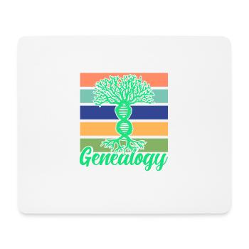 Généalogie de l’arbre généalogique Don d’histoire familiale - Tapis de souris (format paysage) - blanc - Devant