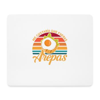Essen Liebhaber Arepas Kolumbianische Arepa Gesche - Mousepad (Querformat) - Weiß - Vorne