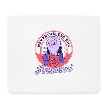 Droits des femmes Autonomisation féministe - Tapis de souris (format paysage) - blanc - Devant