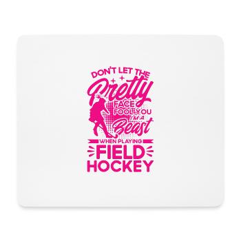 Field hockey game indoor field hockey team sports - Mouse Pad (horizontal) - white - Front