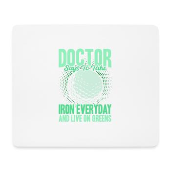 Play Golf Golfers Golf Course Gift - Mouse Pad (horizontal) - white - Front
