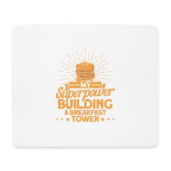 Pancakes Lovers Breakfast Pancakes Fluffi - Mouse Pad (horizontal) - white - Front