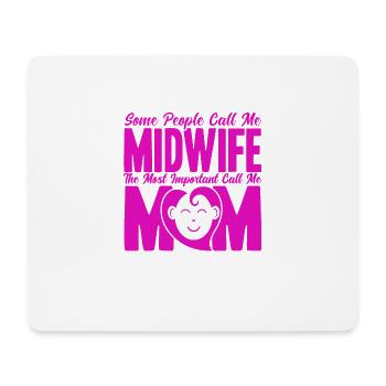 Sage-femme LD Travail Obstétricien Cadeau - Tapis de souris (format paysage) - blanc - Devant