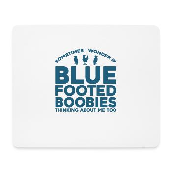 Blue-footed Gannet Birdwatcher Boobie Gift - Mouse Pad (horizontal) - white - Front