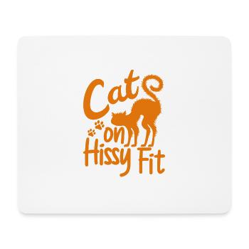 Katze Katzeneltern Katzen Sprüche Geschenk - Mousepad (Querformat) - Weiß - Vorne