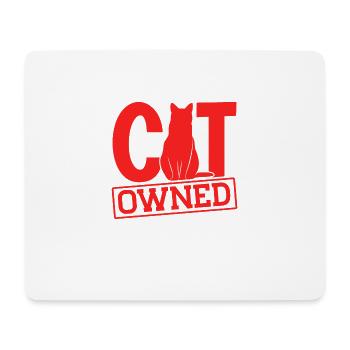 Katzen Liebhaber Katzeneltern Katzen Sprüche Gesch - Mousepad (Querformat) - Weiß - Vorne
