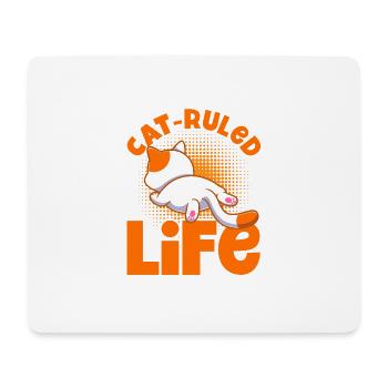 Katzen Sprüche Katzen Liebhaber Katzeneltern Gesch - Mousepad (Querformat) - Weiß - Vorne