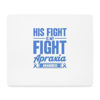 Apraxia Awareness Apraxia Support Apraxia - Mouse Pad (horizontal) - white - Front
