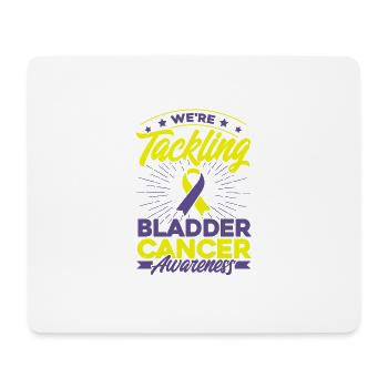Purple Ribbon Bladder Cancer Support Harnbl - Mouse Pad (horizontal) - white - Front