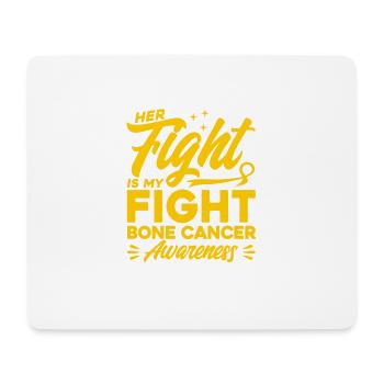 Bone Cancer Survivor Bone Cancer Support - Mouse Pad (horizontal) - white - Front