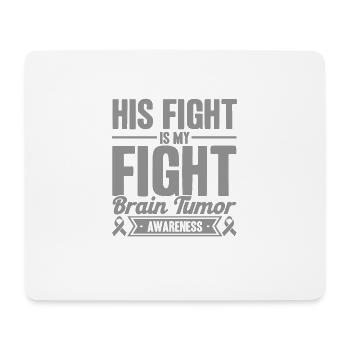 Brain Tumor Awareness Brain Tumor Support Brain - Mouse Pad (horizontal) - white - Front