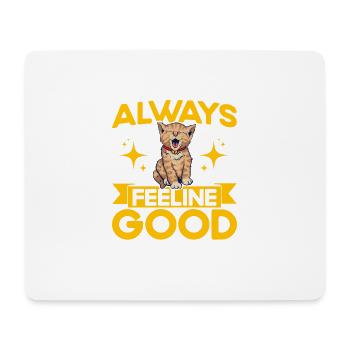 Katzen Sprüche Katze Katzen Liebhaber Geschenk - Mousepad (Querformat) - Weiß - Vorne