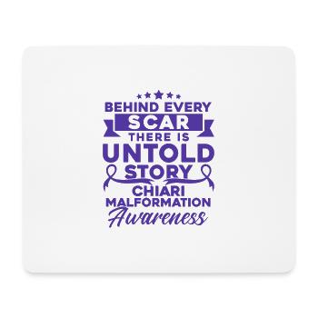 Chiari Malformation Fighter Chiari Malformation About - Mouse Pad (horizontal) - white - Front