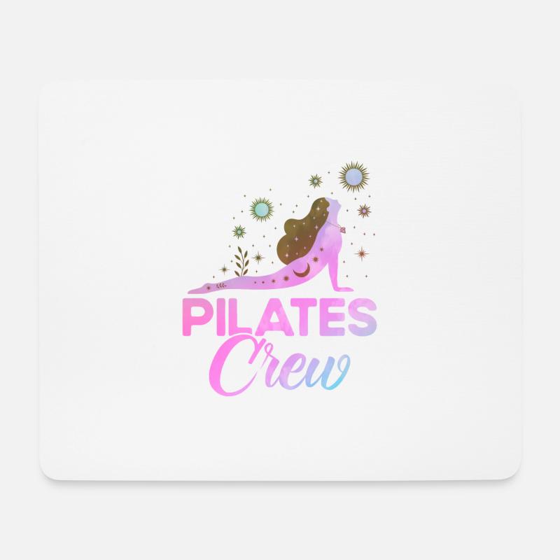 Cadeau Pilates Pilates Crew - Tapis de souris (format paysage) - blanc
