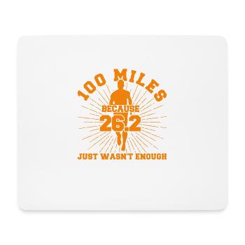 Ultralauf Ultramarathonläufer Marathonläufer Gesch - Mousepad (Querformat) - Weiß - Vorne