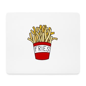 FRIES - Mouse Pad (horizontal) - white - Front