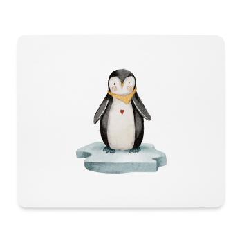 Little Penguin - Watercolor Painting - Mouse Pad (horizontal) - white - Front