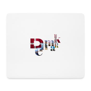 Danemark - Tapis de souris (format paysage) - blanc - Devant