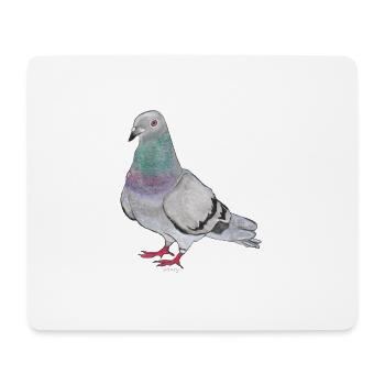 Wester Stadttaube - Mouse Pad (horizontal) - white - Front