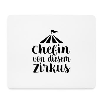 Chefin - Mousepad (Querformat) - Weiß - Vorne