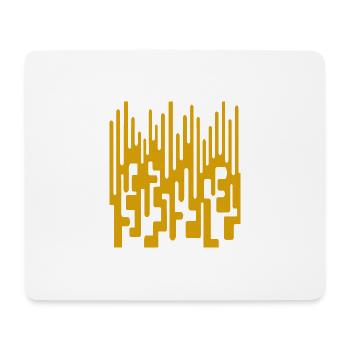 Abstraktes Muster von Cean - Mousepad (Querformat) - Weiß - Vorne