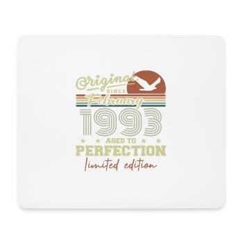 Geburtstag Februar 1993 - Mousepad (Querformat) - Weiß - Vorne