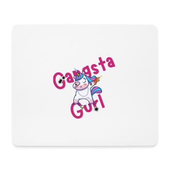 Gangsta Gurl - Mousepad (Querformat) - Weiß - Vorne