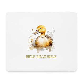 BIELE BIELE BIELE - Mousepad (Querformat) - Weiß - Vorne