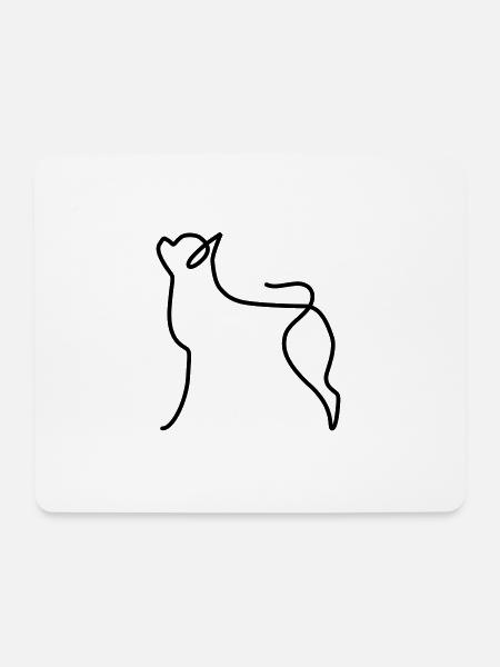 Chihuahua - Mouse Pad (horizontal) - white