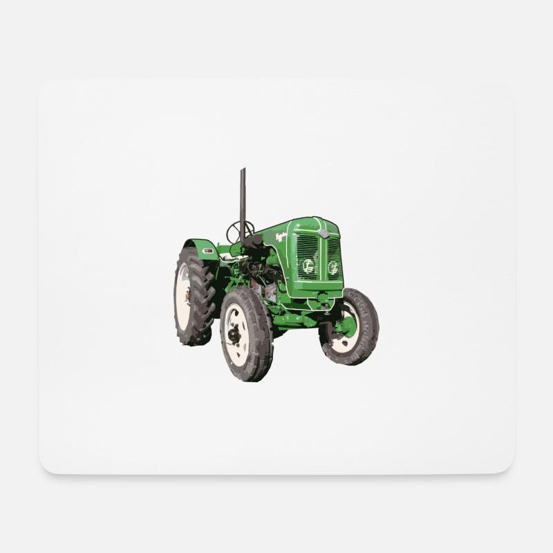 Traktor Famulus RS14 - Mousepad (Querformat) - Weiß