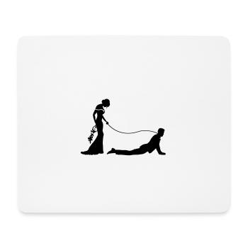 Game Over 2024 Hochzeit - Mousepad (Querformat) - Weiß - Vorne