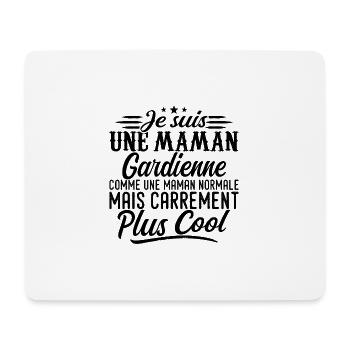 Mommy Guardian: normal, aber knallharter - Mousepad (Querformat) - Weiß - Vorne