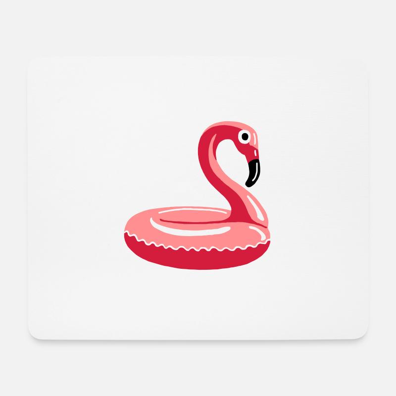 Flamingo - Mouse Pad (horizontal) - white