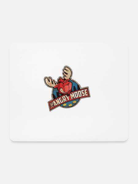 THE ANGRY MOOSE - Foodtruck - Mousepad (Querformat) - Weiß