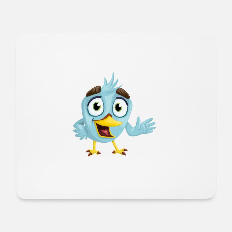 bird - Mouse Pad (horizontal) - white
