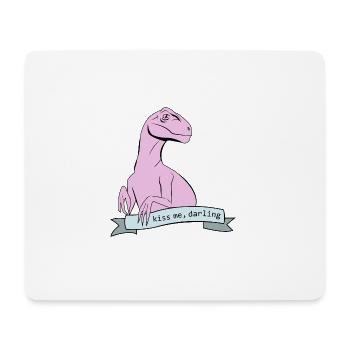 Kiss me, Darling Animal Fashion - Mouse Pad (horizontal) - white - Front