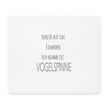 Vogelspinne Vogelspinnen Vogelspinnenhalter - Mousepad (Querformat) - Weiß - Vorne