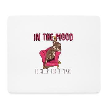 Lust auf 3 Jahre Schlaf - Mousepad (Querformat) - Weiß - Vorne