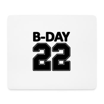 22. Geburtstag Bday 22 Zahl Zahlen Trikot Nummer - Mousepad (Querformat) - Weiß - Vorne