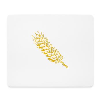 getreide corn cereal wheat weizen veggie gemuese v - Mousepad (Querformat) - Weiß - Vorne