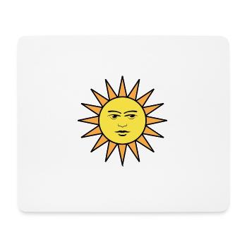 regenbogen sonne wolken wetter rainbow sun cloud64 - Mousepad (Querformat) - Weiß - Vorne