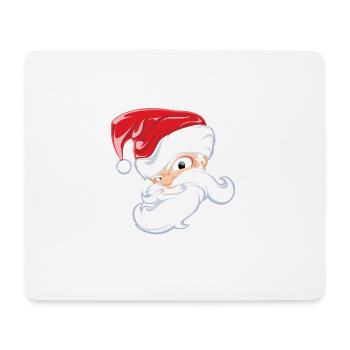 weihnachten weihnachtsmann christmas santa claus w - Mousepad (Querformat) - Weiß - Vorne
