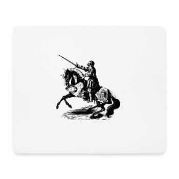 knight ritter sword schwert armor118 - Mousepad (Querformat) - Weiß - Vorne