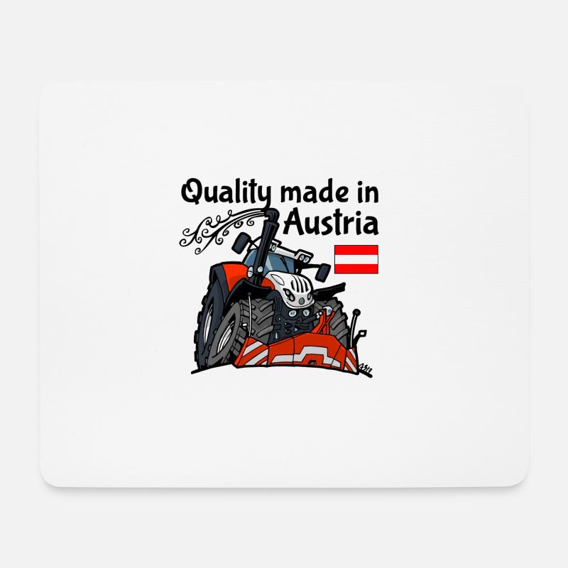 Qualität made in Österreich STEYR - Mousepad (Querformat) - Weiß