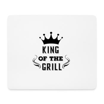 King of the grill - Mouse Pad (horizontal) - white - Front